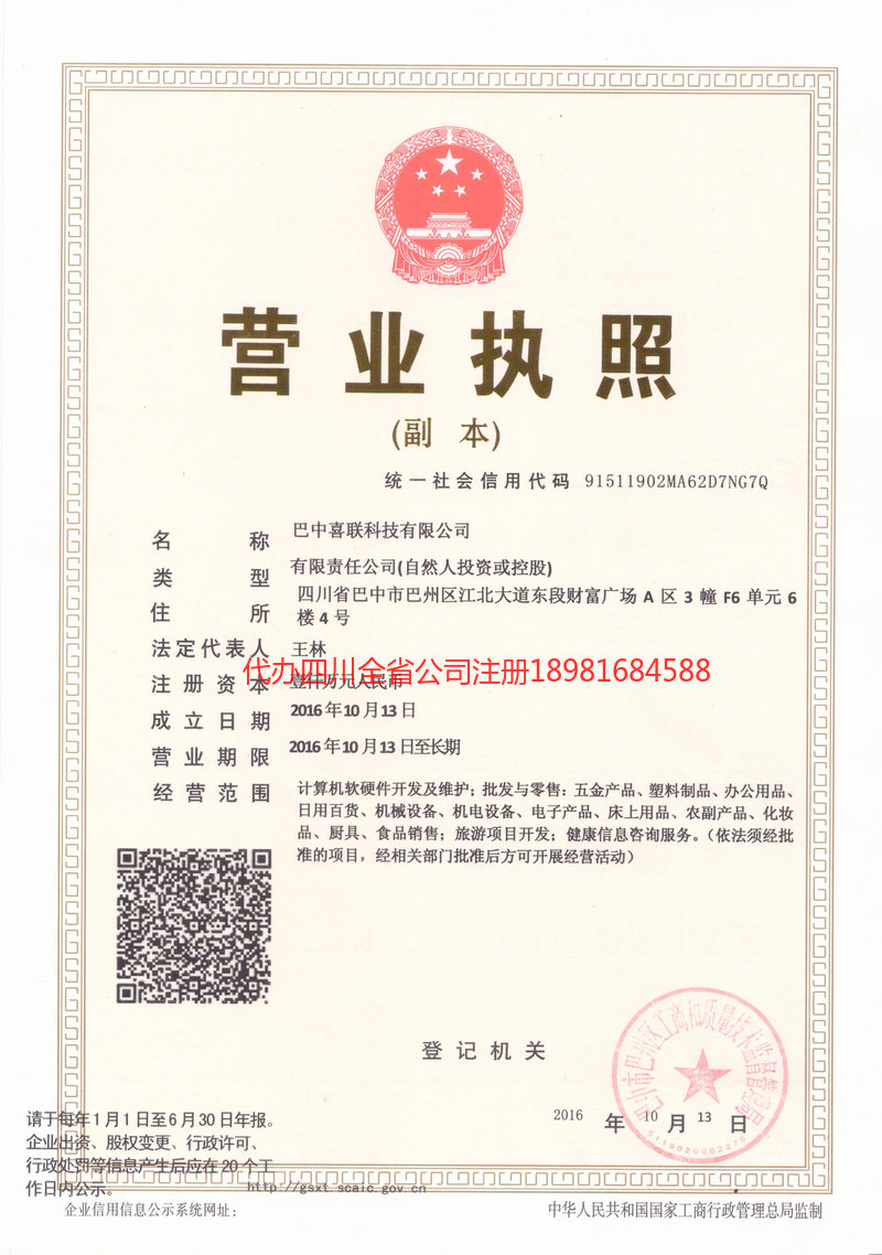 盐边盐边喜联科技有限公司